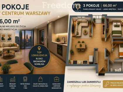 Wyjątkowy apartament w Śródmieściu