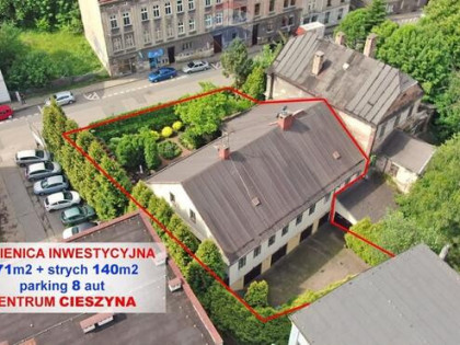 Kamienica inwestycyjna + parking 8 aut - centrum