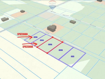 1z3 Działka budowlana, Kuklówka Radz., 1432 m2