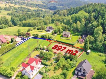 Widokowa działka budowlana w Beskidzie Żywieckim