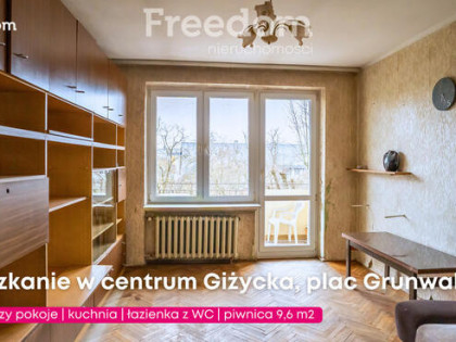 Centrum Giżycka mieszkanie 3 pokoje 61 m2