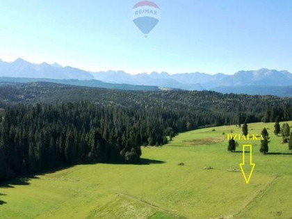 DZIAŁKA  W RZEPISKACH Z WIDOKIEM NA TATRY