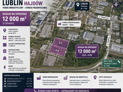 DZIAŁKA INWESTYCYJNA LUBLIN HAJDÓW