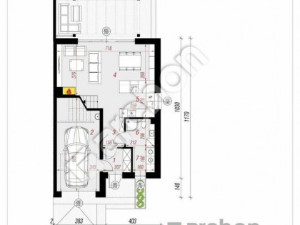 Dom w zabudowie bliźniaczej 115,70 m2 Tajęcina 5 pokoi