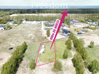 Działka budowlana w Mielnie, 800 m od morza