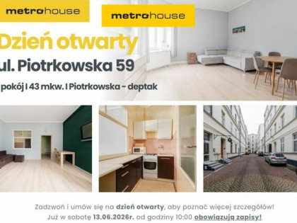 Kawalerka 43 m²  Piotrkowska 59  Pod inwestycję