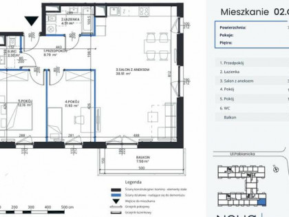 Piękne mieszkanie 3pokojowe z balkonem w centrum Wrocławia