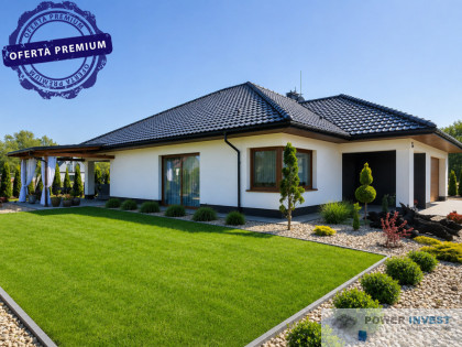 Nowoczesny dom parterowy z ogrodem