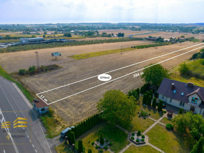 Działka budowlana Przybysławice gm. Garbów,