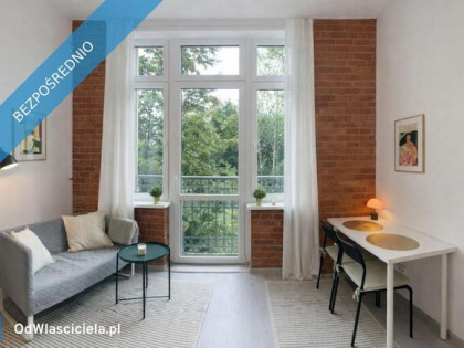Klimatyczne mieszkanie obok Manufaktury - C.O., balkon, widokiem na zieleń