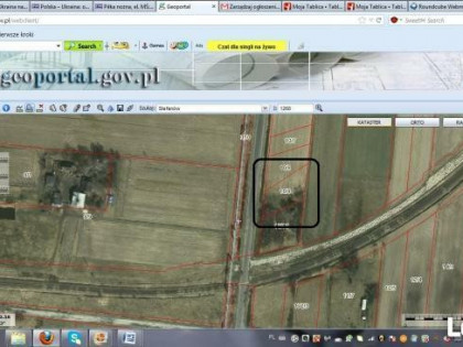 Stefanów-gm Cyców, graniczy z ruinami, niezabudowana.