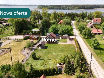 Sajzy gm. Ełk, uroczy domek nad jeziorem Łaśmiady