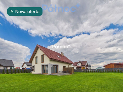 Przykopka gm. Ełk, nowy i nowoczesny dom z garażem
