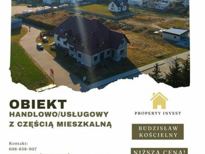 Budynek handlowo/usługowy z częścią mieszkalną
