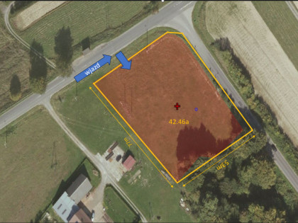Działka budowlana 42.46a - Dylągówka