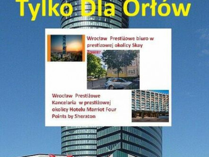 Prestiżowy Eksluzywny rewelacyjny Wroclawiu BIURO 65 m2