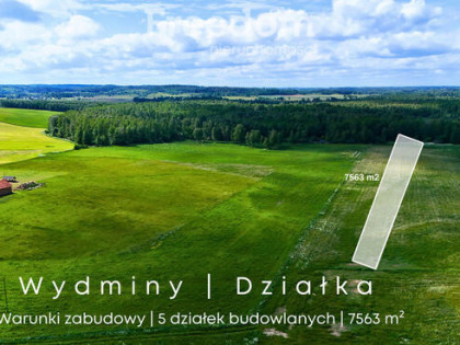 5 DZIAŁEK Z WARUNKAMI ZABUDOWY - WYDMINY, MAZURY