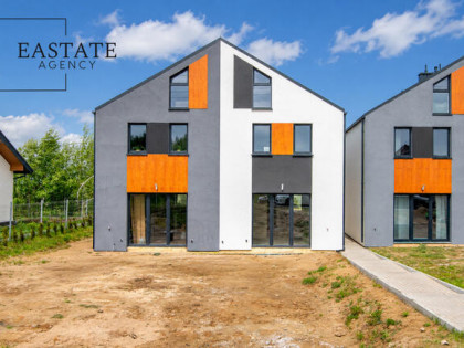 Nowoczesny bliźniak 110 m² z ogrodem