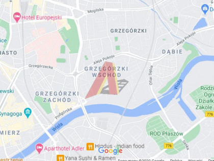 Działka Kraków Śródmieście, Dąbie ul. Na Szaniec