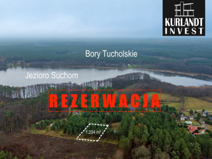 Działka letniskowa MPZP Bory Tucholskie