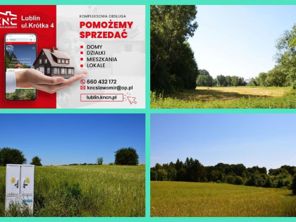 Działka rolno-budow. z szybkim dojazdem do Lublina