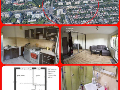 Mieszkanie Warszawa Mokotów, Służew ul. al. Wilanowska