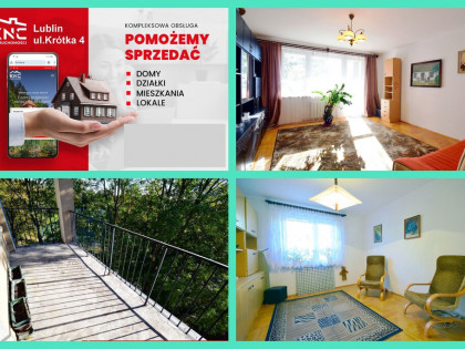 Mieszkanie 3 pokoje z pięknym balkonem, d. zieleni