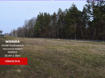 Działki 10a pod zabudowę pod lasem- Widełka