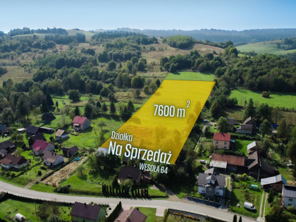 Widokowa działka w Wesołej gmina Nozdrzec - WZ