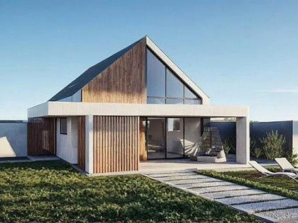 Dom prefabrykowany 70 m² parterowy – konstrukcja stalowa LGS