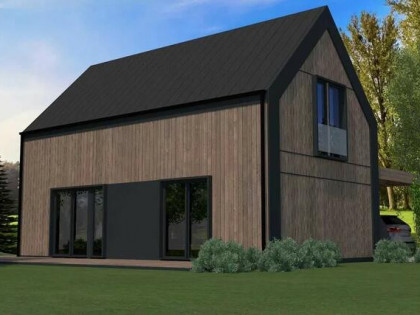 Dom 70 m² w stanie surowym zamkniętym w technologii LGS