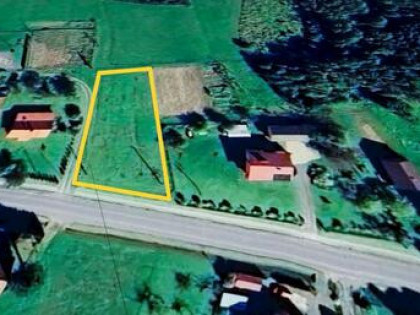 Działka budowlana 1402 m2 Glinik Dolny / Frysztak