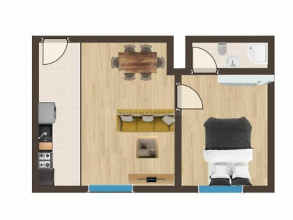 Mieszkanie do własnej aranżacji 37,81m2