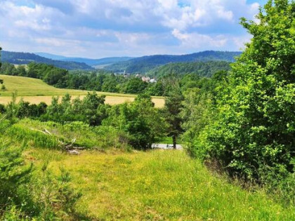 Działka z warunkami zabudowy i widokiem na Bieszczady