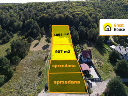 Działka Kielce Zalesie rynek pierwotny ul. Przegony