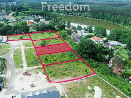 Działka budowlana 1020 m² z mediami - Jeziorki