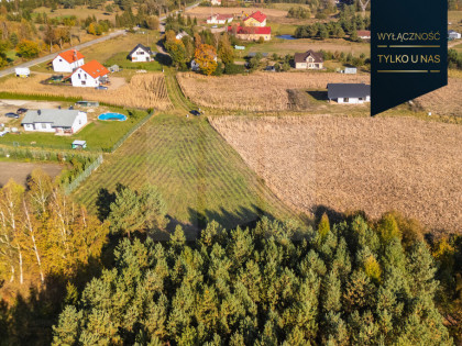 Działka budowlana 2299m2 przy lesie | Trąbki Małe