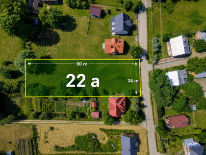 Działka budowlana 22 ar – Kuryłówka