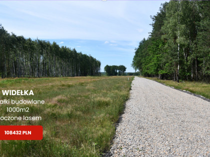 Działki 10a pod zabudowę pod lasem- Widełka