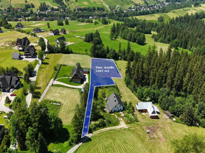 Czerwienne – Szczurówki | Widokowa działka 3267 m²