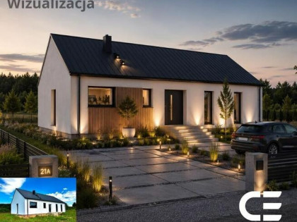 Nowoczesny dom przy lesie | 100 m² | 1027 m²