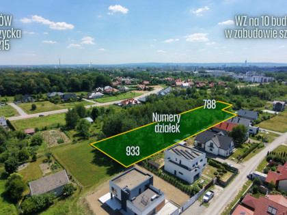 Działka inwestycyjna z WZ na 10 szeregówek