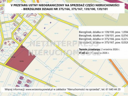Działka Września Bierzglinek