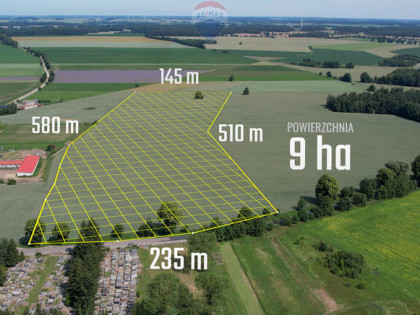 9,01 ha | MPZP: produkcja, logistyka | 1 km od S7