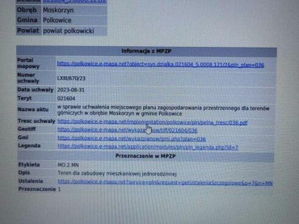 Malowniczo położona działka
