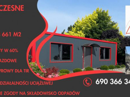 Nowoczesne biuro +utwardzona działka 8661m2