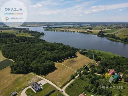 Działka z linią brzegową i możliwością zabudowy