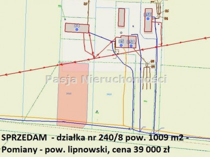 Działka Dobrzyń nad Wisłą Płomiany