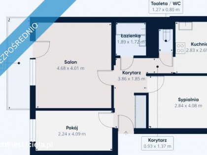 3-pokojowe mieszkanie | Możliwość 4.pokoju | Duży balkon
