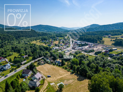 Działka mieszkaniowo-usługowa 2850 m² – Stryszawa